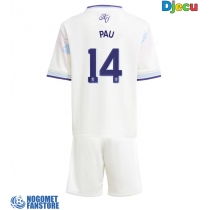 Aston Villa Pau Torres #14 Rezervni Dres za djecu 2025-26 Kratak Rukav (+ Kratke hlače)